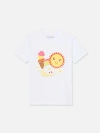 True Religion Girls Happy Sunshine T-shirt In White