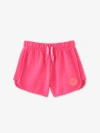 True Religion Girls Horseshoe Pop Sweat Short In Purple