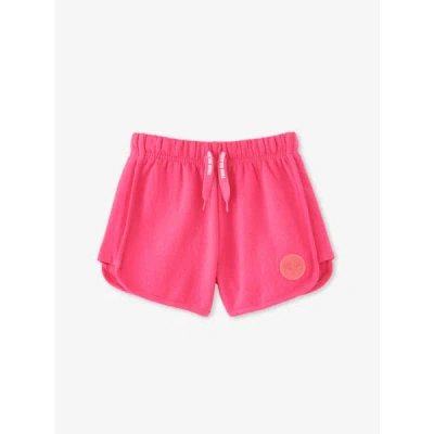 True Religion Girls Horseshoe Pop Sweat Short In Pink