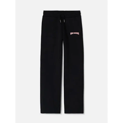 True Religion Girls Horseshoe Wing Straight Leg Sweatpant In Black