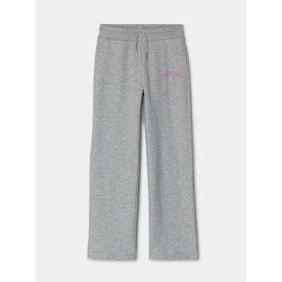 True Religion Girls Horseshoe Wing Straight Leg Sweatpant In Gray