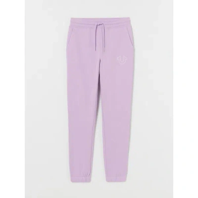 True Religion Girls Stitch Jogger Pants In Purple