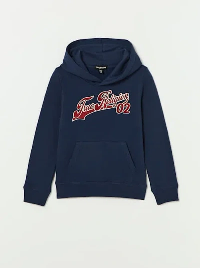 True Religion Girls True Spirit Hoodie In Blue