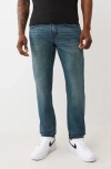 True Religion Gono Big T Flap Pocket Slim Leg Jeans In Blue