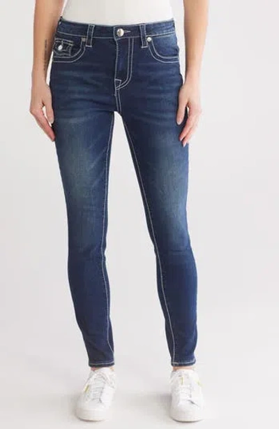 True Religion Halle Big T High Rise Skinny Jeans In Dark Hibernation
