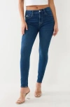 True Religion Ondine Jennie Mid Rise Skinny Big T Jean In Blue