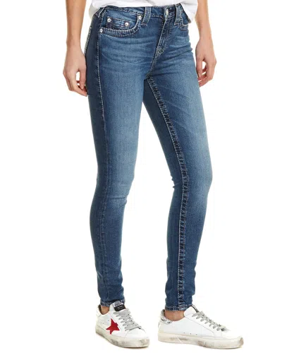True Religion Halle House Rules High-rise Super Skinny Capri In Blue