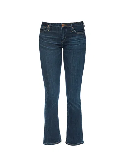 True Religion Halle Kick Flared Jeans In Blue