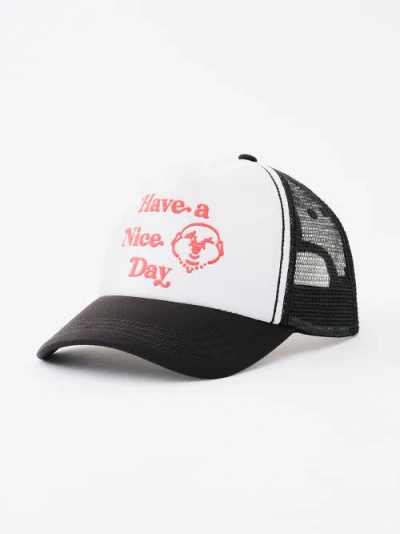 True Religion Have A Nice Day Trucker Hat