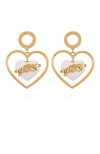 True Religion Heart Statement Earring In Gold