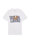 True Religion High Density Tee In White