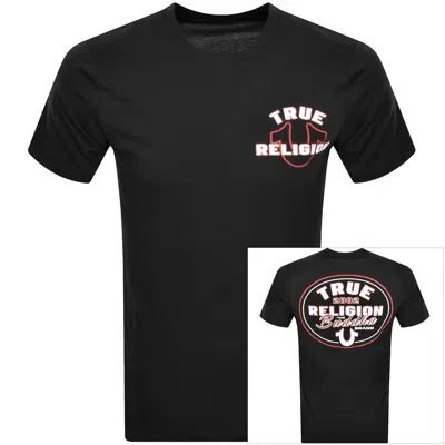 True Religion Horse Shoe Logo T Shirt Black