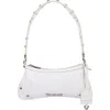 True Religion Horseshoe Hardware Shoulder Bag In White
