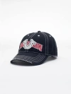 True Religion Horseshoe Logo Hat In Black
