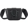 True Religion Horseshoe Mini Flap Crossbody Bag In Black
