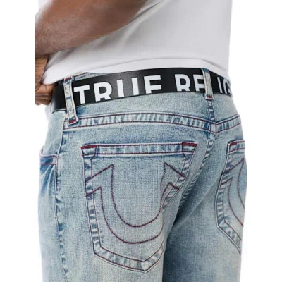 True Religion Horseshoe Outline Belt In Black