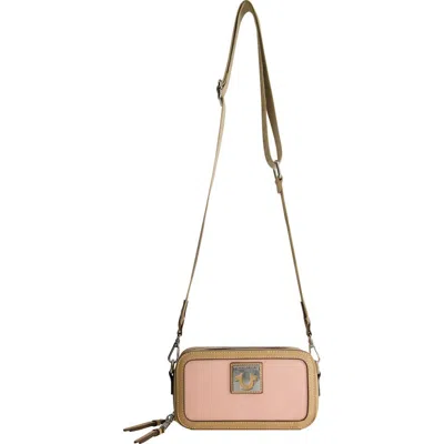 True Religion Horseshoe Plaque Crossbody Camera Bag In Pink