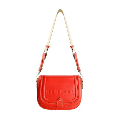 True Religion Horseshoe Pocket Medium Hobo In Red