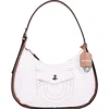 True Religion Horseshoe Pocket Shoulder Bag In White