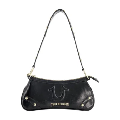 True Religion Horseshoe Shoulder Bag In Black