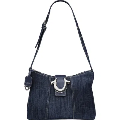 True Religion Horseshoe Shoulder Bag In Blue