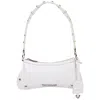 True Religion Horseshoe Hardware Shoulder Bag In White