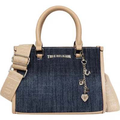 True Religion Horseshoe Top Handle Tote Bag In Blue