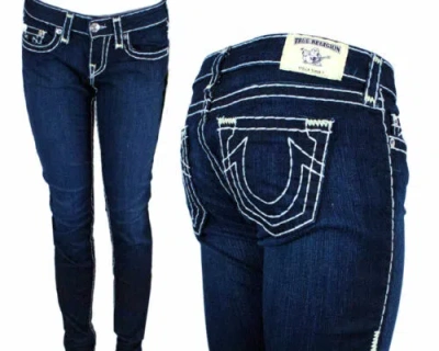 Pre-owned True Religion Jeans Brand Stella Super T Pastel Yellow Skinny Lonestar Wjc592ba4