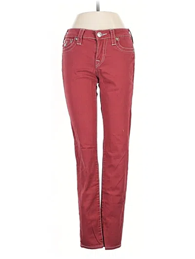 Pre-owned True Religion Jeans In Red