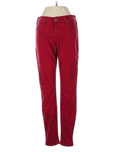 Pre-owned True Religion Jeans In Red