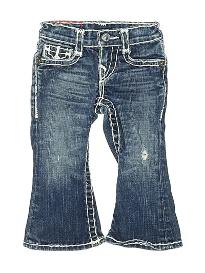 Pre-owned True Religion Kids' Jeans In Silver