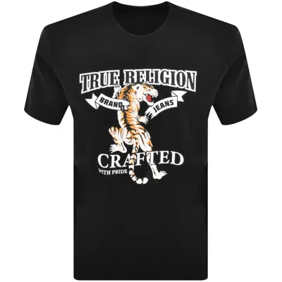 True Religion Jeans Tiger T Shirt Black