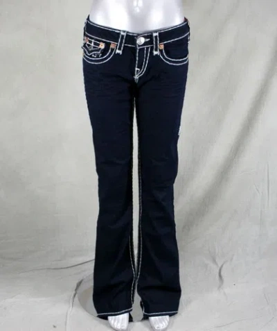 Pre-owned True Religion Jeans Women's Becky Super T Inglorious Dark Wash 10564nbt2