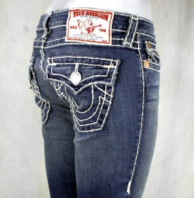Pre-owned True Religion Jeans Women's Becky Super T Tennessee 10564nbt2 In Blue