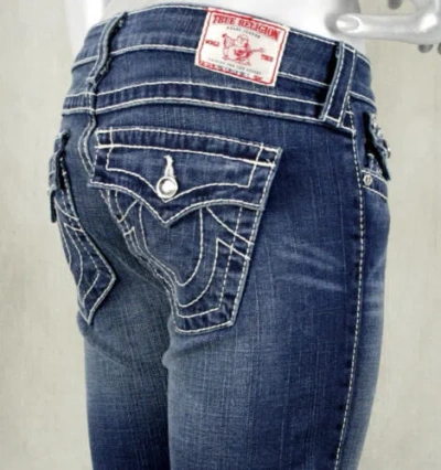Pre-owned True Religion Jeans Women's Disco Billy Big T Dakota Sky 10572nbtc In Blue