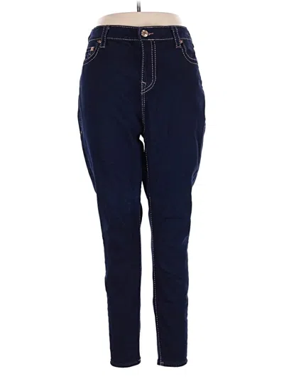 Pre-owned True Religion Jeggings In Blue