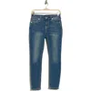 True Religion Jennie Big T Mid Rise Skinny Leg Jeans In Light Frostbitten