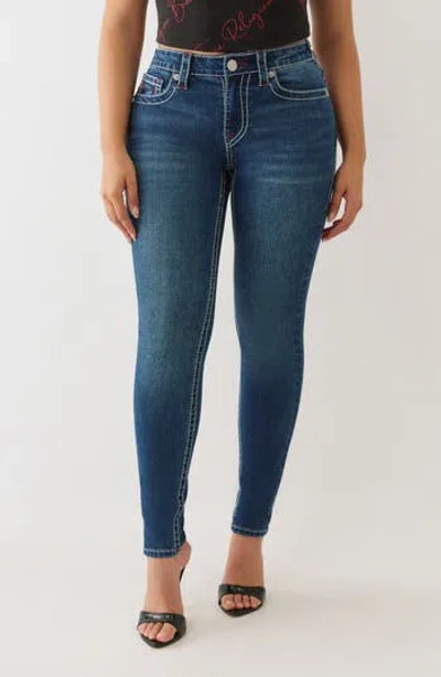 True Religion Jennie Big T Skinny Jeans In Blue