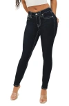 True Religion Jennie Curvy Skinny Jeans In Body Rinse