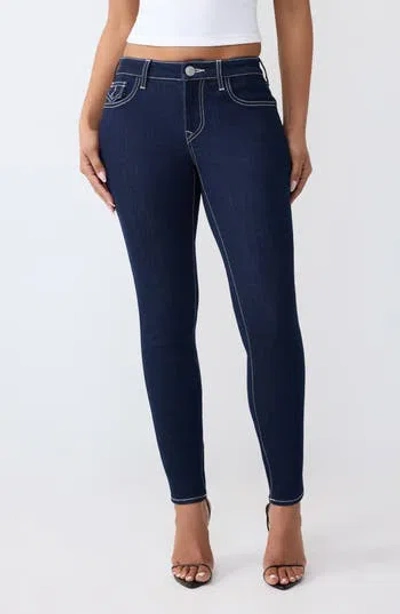 True Religion Jennie Skinny Jeans In Blue