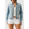 True Religion Jesse Single Needle Relaxed Trucker Jacket