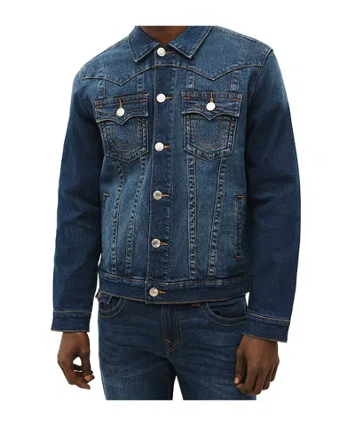 True Religion Jimmy Denim Jacket In Black