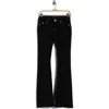 True Religion Joey Flap Flare Jeans In Black