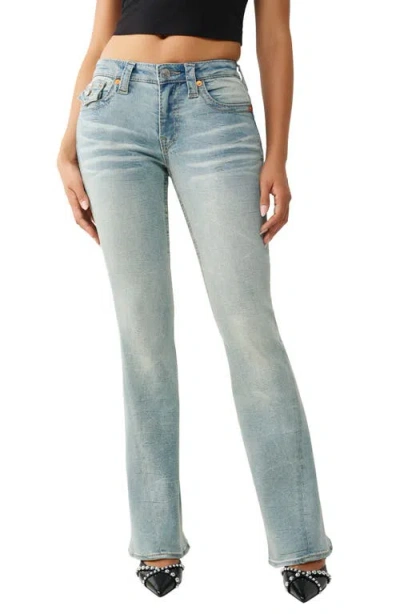 True Religion Joey Flap Pocket Flare Jeans In Blue