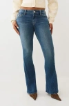 True Religion Joey Low Rise Flare Jeans In Blue