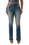 True Religion Joey Low Rise Twisted Seam Flare Leg Jeans In Multi