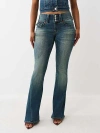True Religion Plus Joey Y2k Mid Rise Flare Jean In Blue