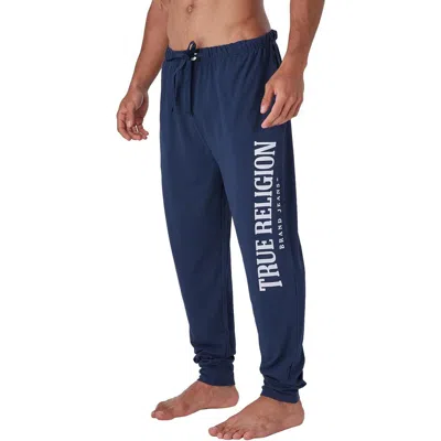 True Religion Jogger Pajama Pants In Blue