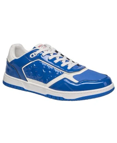 True Religion Jones Court Emboss Sneaker In Blue