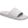 True Religion Kendrick Logo Slide In Light Grey